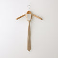 WASHED FINX TWILL TIE #LIGHT BROWN [A24ST07TN]