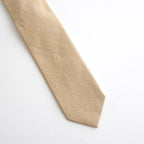 WASHED FINX TWILL TIE #LIGHT BROWN [A24ST07TN]