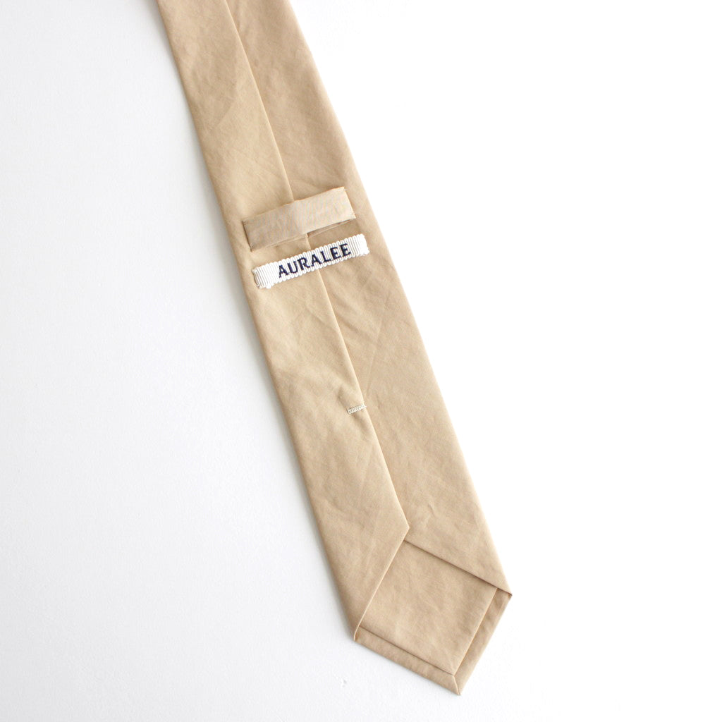 WASHED FINX TWILL TIE #LIGHT BROWN [A24ST07TN]