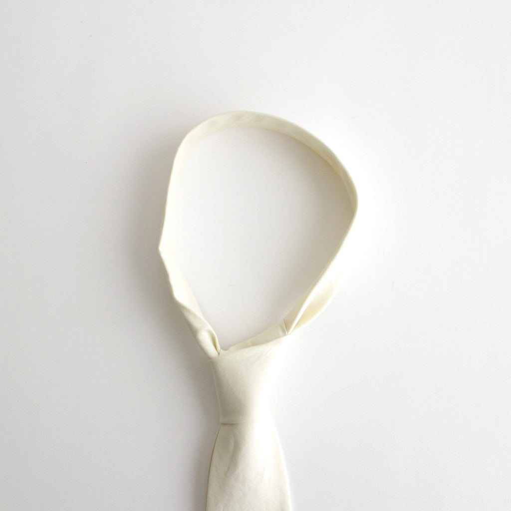 WASHED FINX TWILL TIE #LIGHT YELLOW [A24ST07TN]