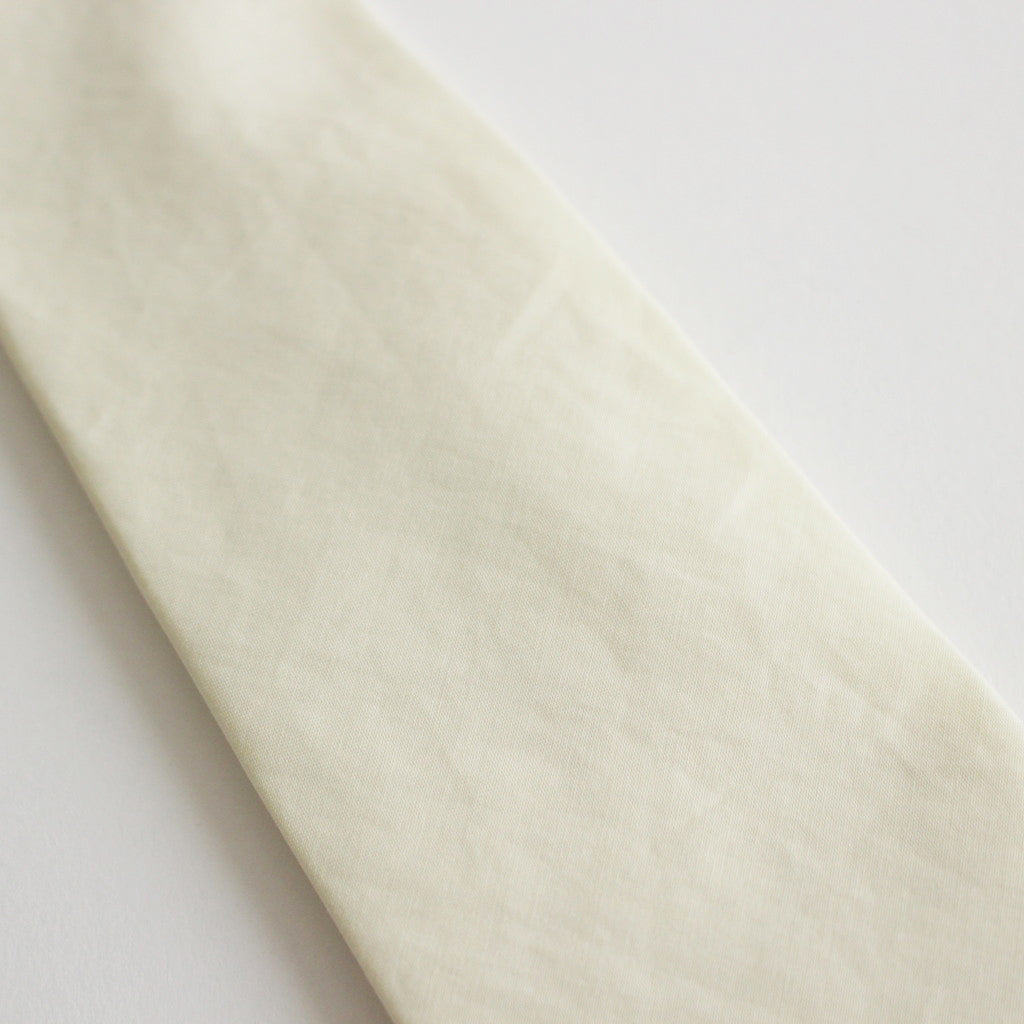 WASHED FINX TWILL TIE #LIGHT YELLOW [A24ST07TN]