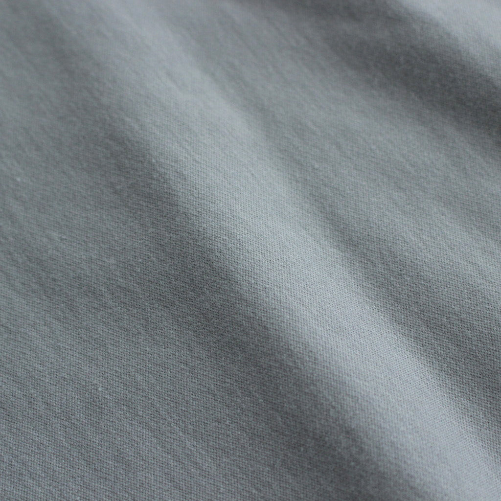 ELASTIC HIGH GAUGE SWEAT P/O #BLUE GRAY [A24SP01NU]