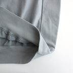 ELASTIC HIGH GAUGE SWEAT P/O #BLUE GRAY [A24SP01NU]