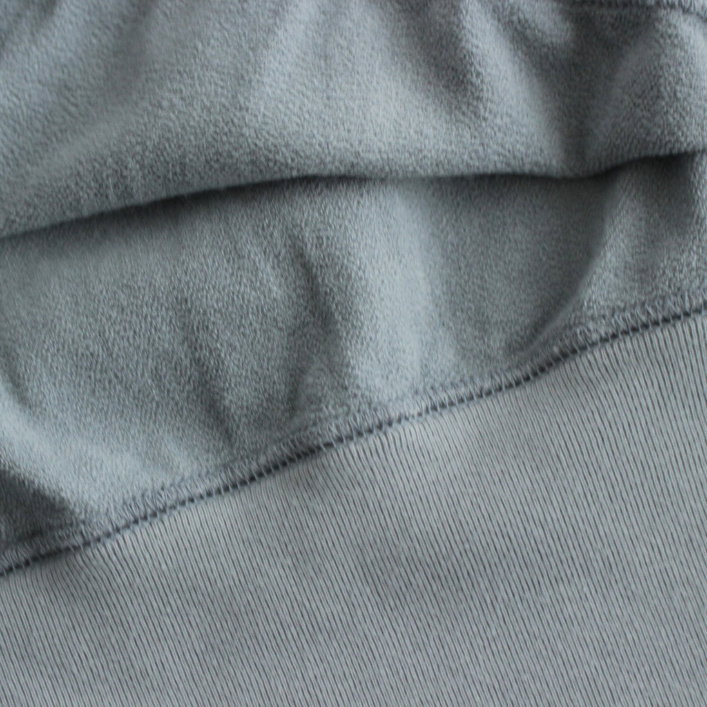 ELASTIC HIGH GAUGE SWEAT P/O #BLUE GRAY [A24SP01NU]