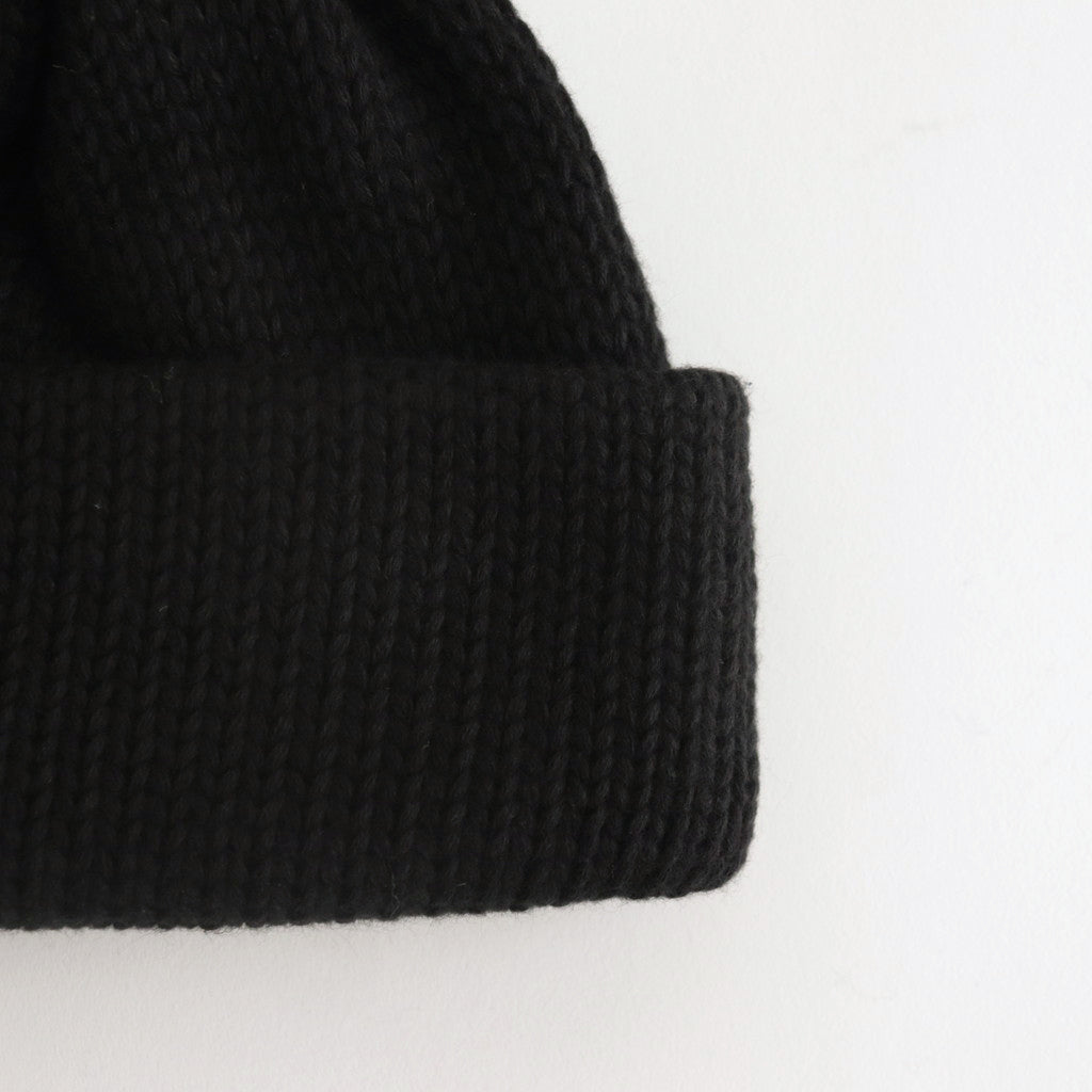 COTTON 3G STANDARD KNIT #BLACK [NO.25015] - ciacura 三重県四日市市