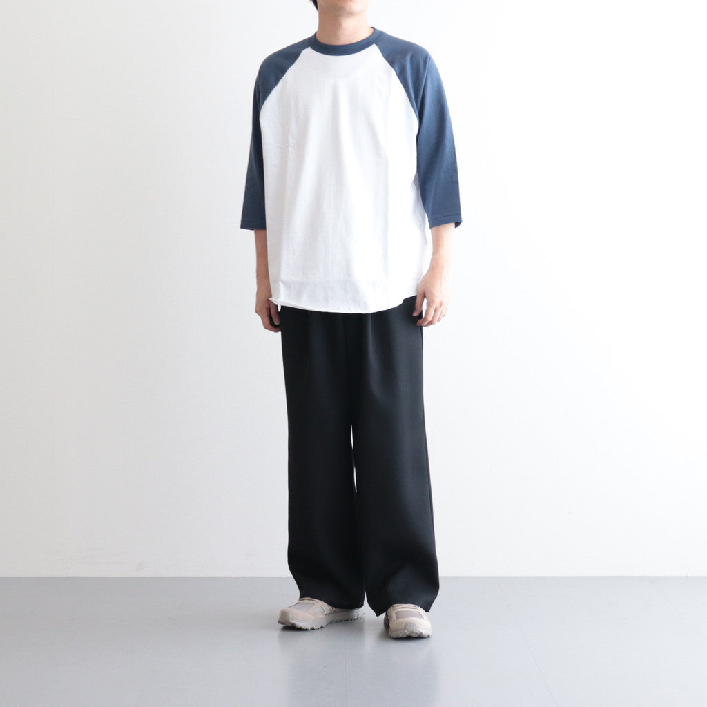 Raglan Sleeve Tee #WHITE×NAVY [TP233-70035]