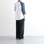 Raglan Sleeve Tee #WHITE×NAVY [TP233-70035]