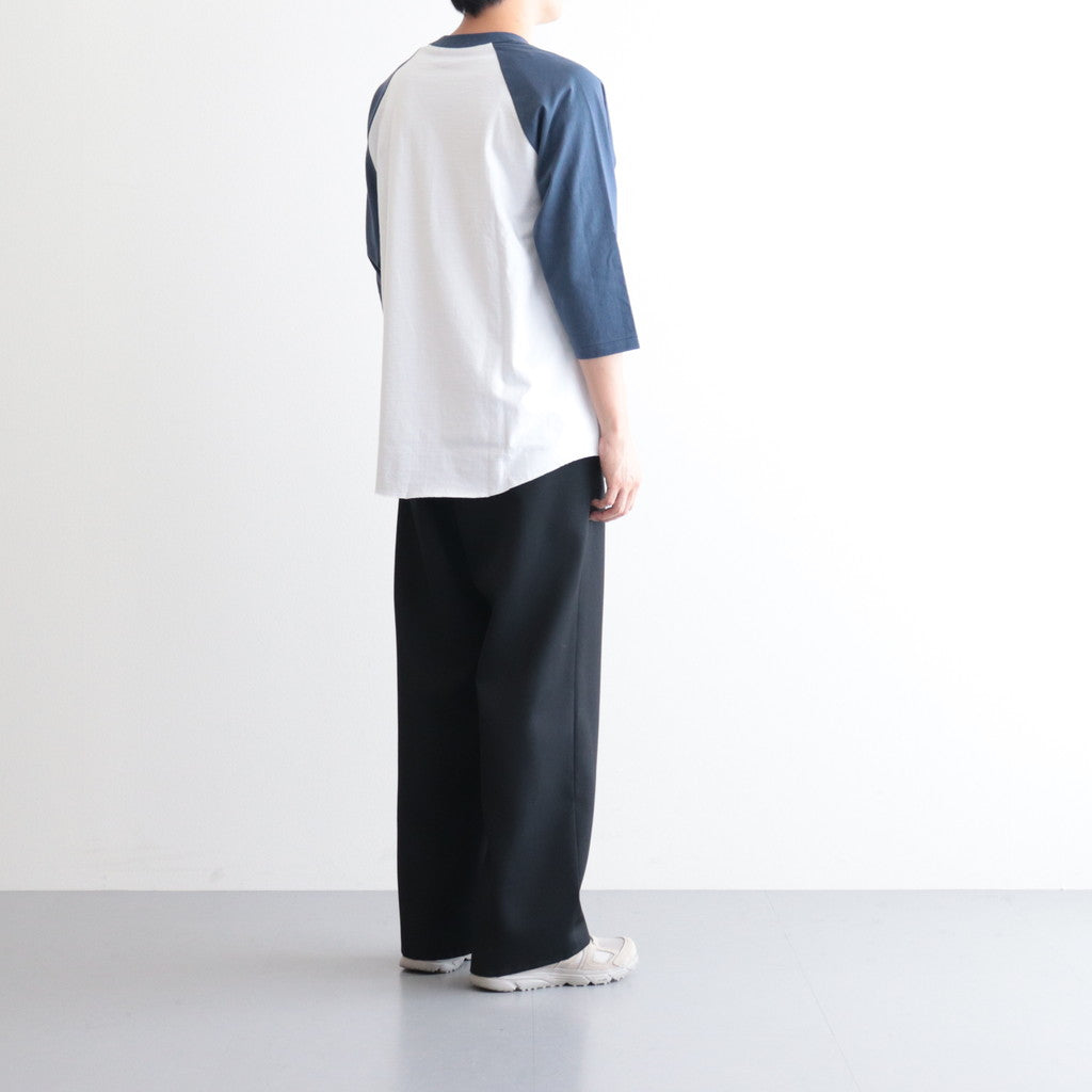 Raglan Sleeve Tee #WHITE×NAVY [TP233-70035]