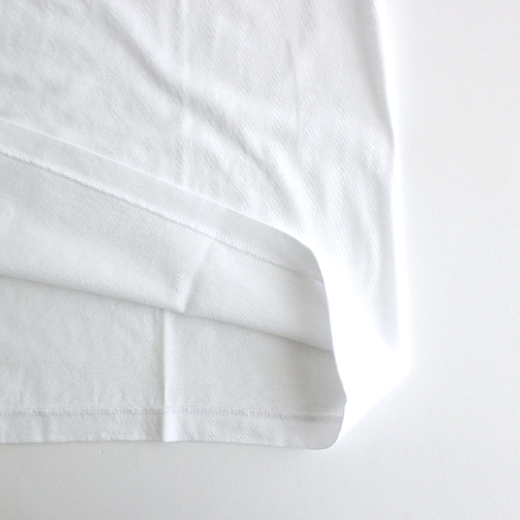 SEAMLESS CREW NECK TEE #WHITE [A00T01ST]