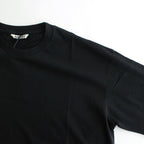 SEAMLESS CREW NECK TEE #BLACK [A00T01ST]