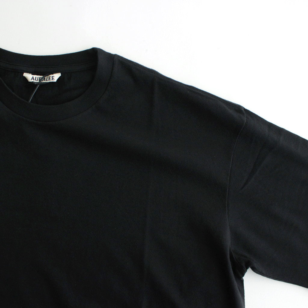 SEAMLESS CREW NECK TEE #BLACK [A00T01ST]