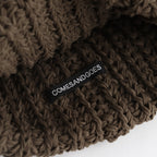 COTTON BIG KNIT #LIGHTBROWN [NO.25017]