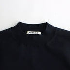 SUPER HIGH GAUGE COTTON KNIT SLEEVELESS #DARK NAVY [A24ST06PD]