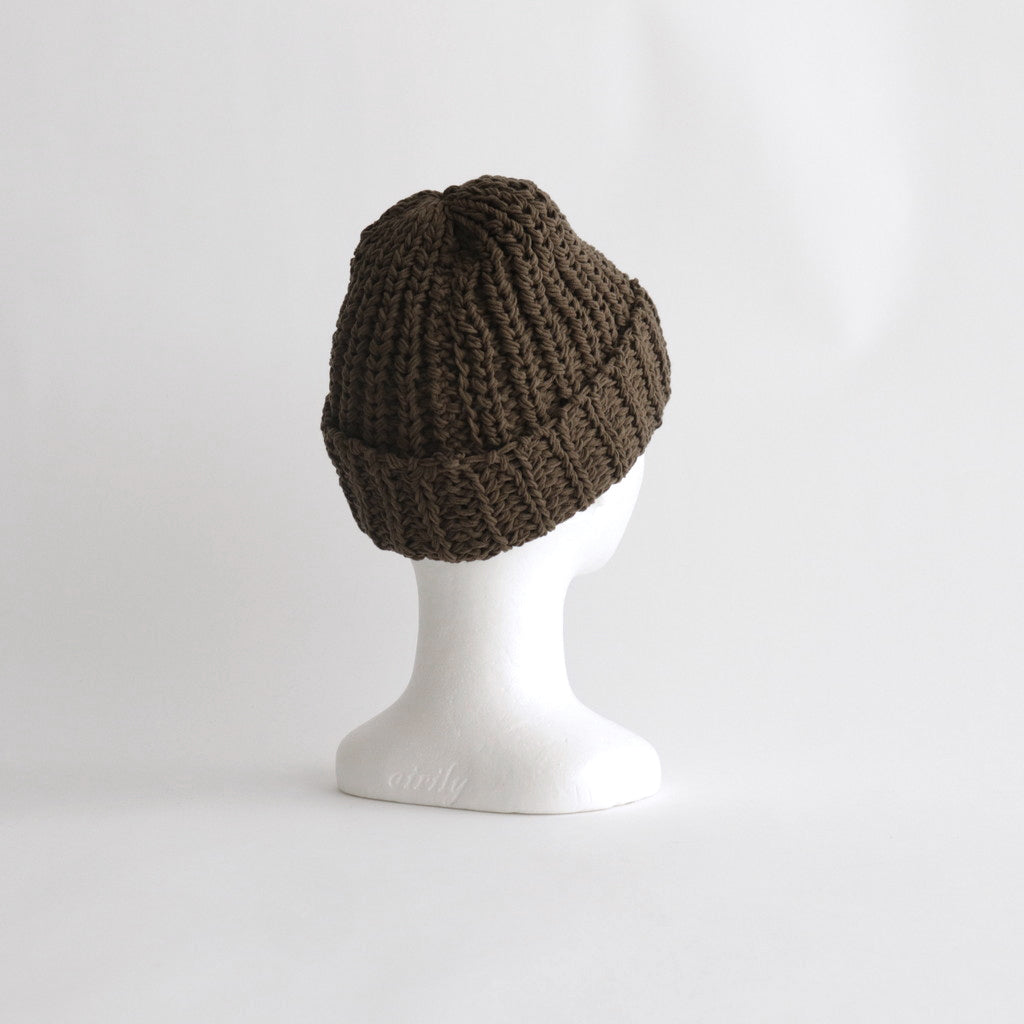 COTTON BIG KNIT #LIGHTBROWN [NO.25017]