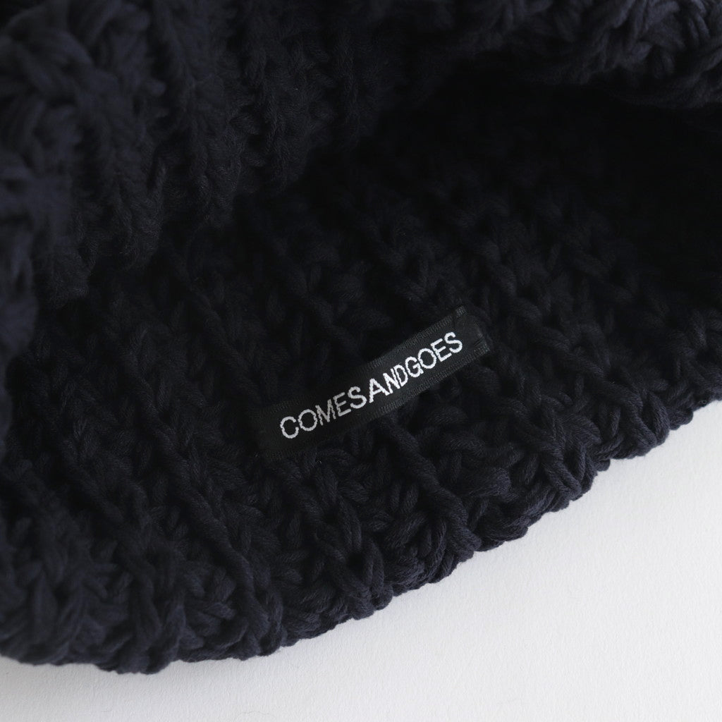 COTTON BIG KNIT #NAVY [NO.25017]