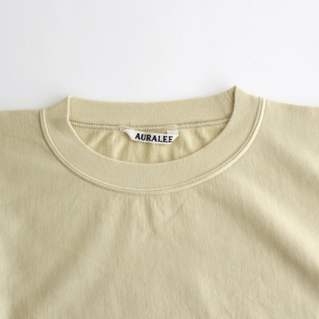 ELASTIC HIGH GAUGE SWEAT P/O #LIGHT BEIGE [A24SP02NU]