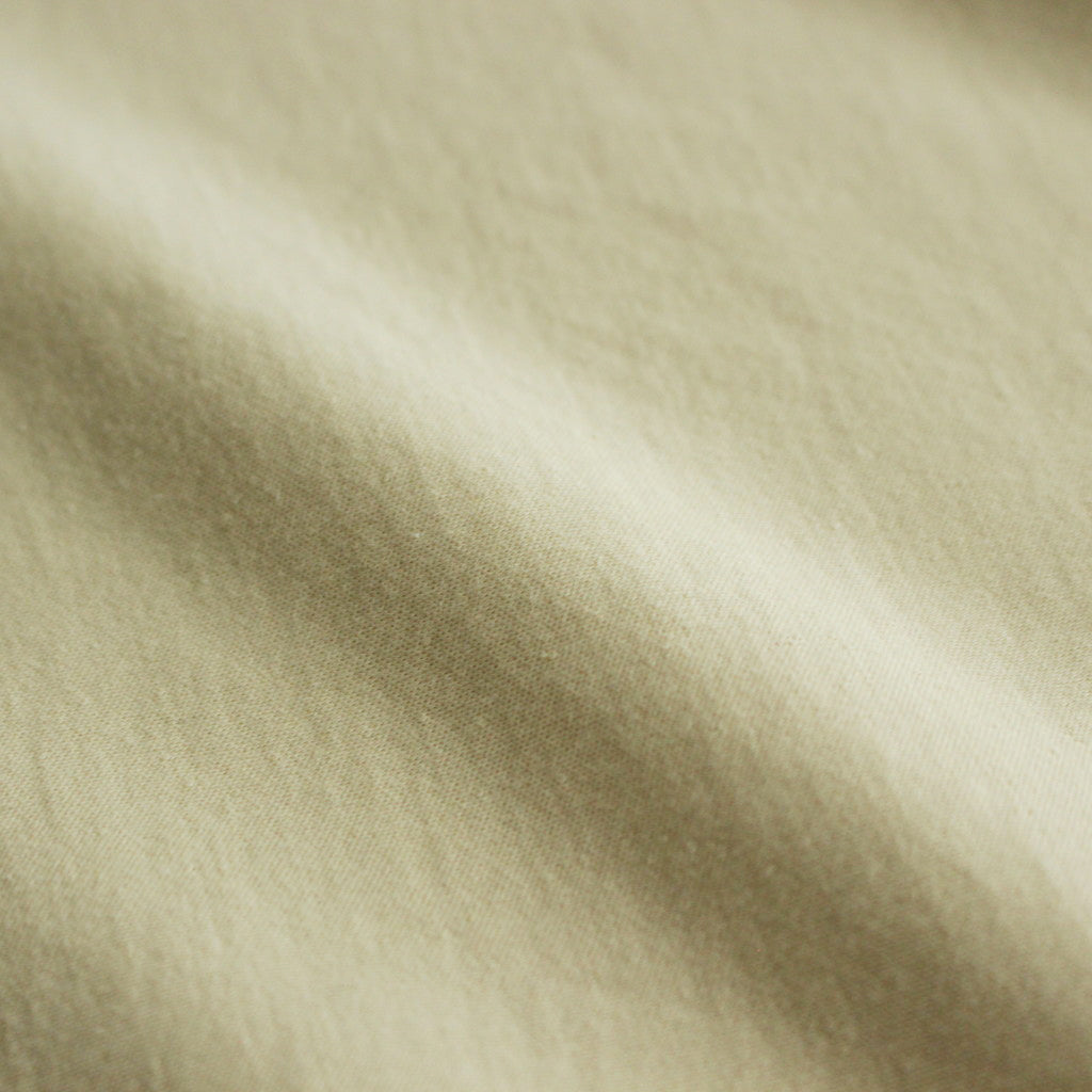 ELASTIC HIGH GAUGE SWEAT P/O #LIGHT BEIGE [A24SP02NU]