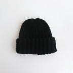 COTTON BIG KNIT #BLACK [NO.25017]