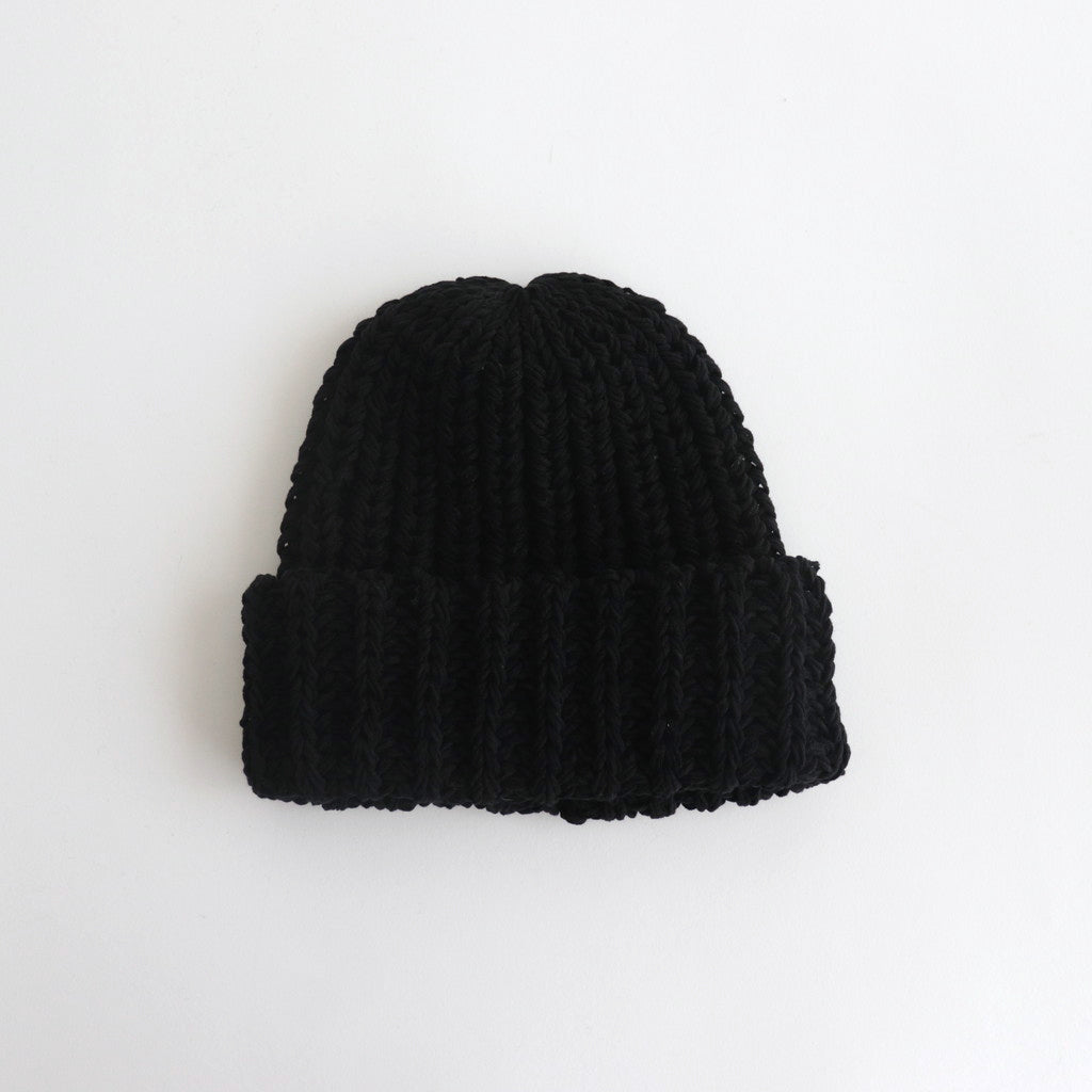 COTTON BIG KNIT #BLACK [NO.25017]