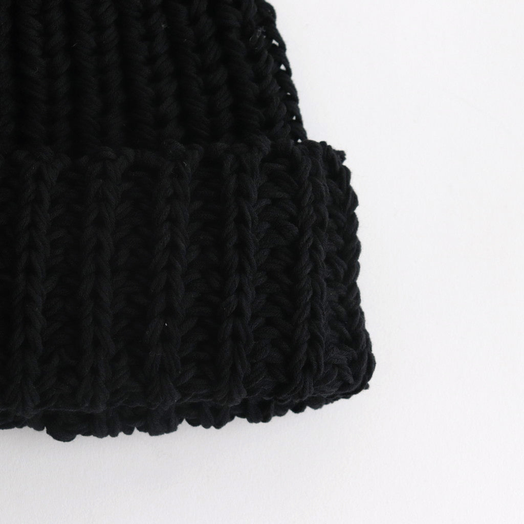 COTTON BIG KNIT #BLACK [NO.25017]