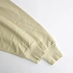 ELASTIC HIGH GAUGE SWEAT P/O #LIGHT BEIGE [A24SP02NU]