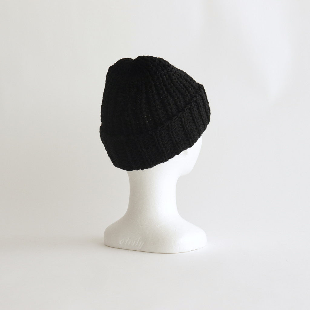 COTTON BIG KNIT #BLACK [NO.25017]
