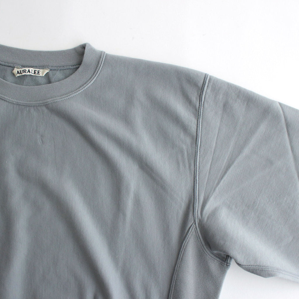 ELASTIC HIGH GAUGE SWEAT P/O #BLUE GRAY [A24SP02NU]
