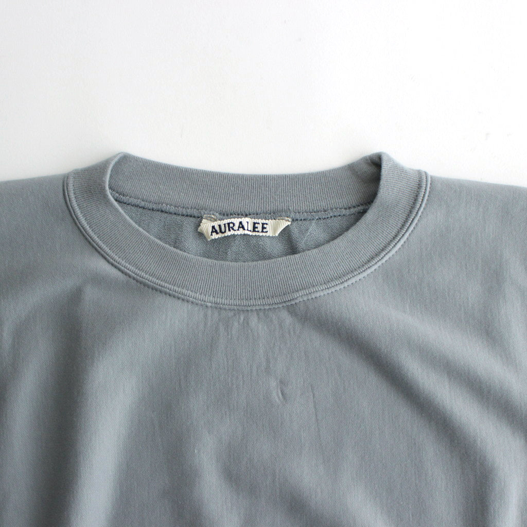 ELASTIC HIGH GAUGE SWEAT P/O #BLUE GRAY [A24SP02NU]