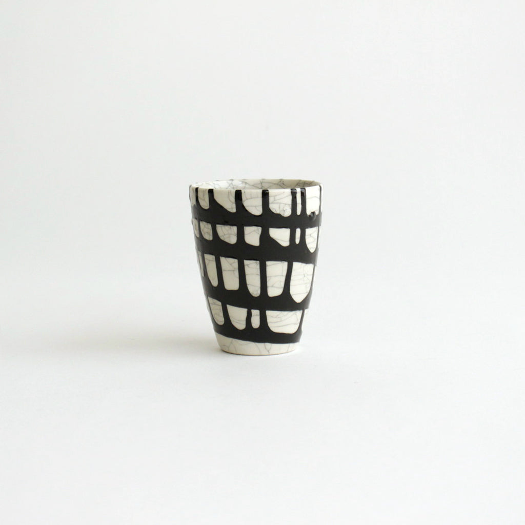 フリーカップ 貫入 #オニキス流し