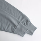 ELASTIC HIGH GAUGE SWEAT P/O #BLUE GRAY [A24SP02NU]