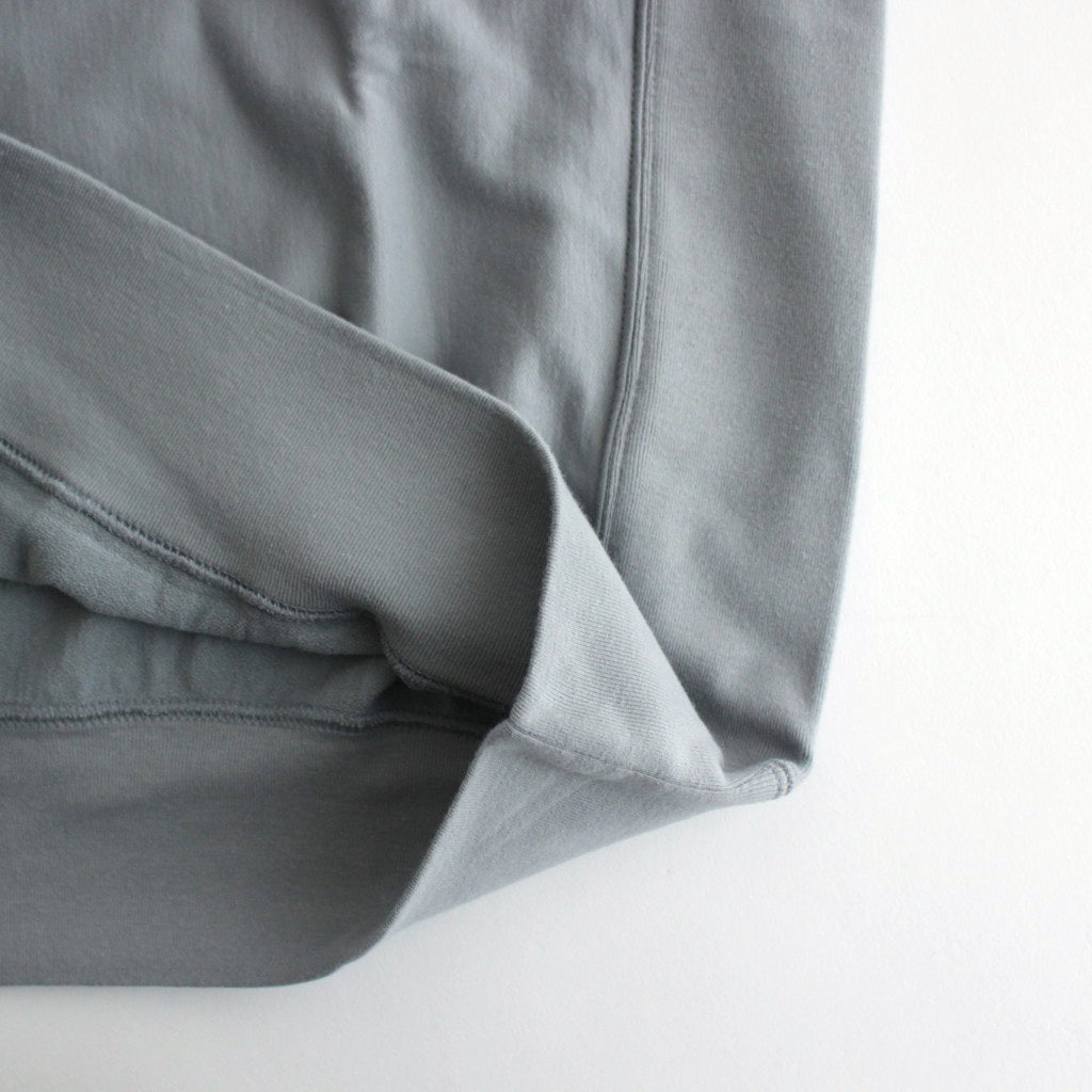 ELASTIC HIGH GAUGE SWEAT P/O #BLUE GRAY [A24SP02NU]