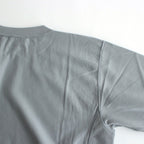 ELASTIC HIGH GAUGE SWEAT P/O #BLUE GRAY [A24SP02NU]