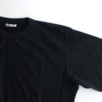 ELASTIC HIGH GAUGE SWEAT P/O #INK BLACK [A24SP02NU]