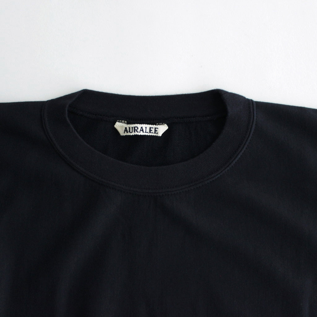 ELASTIC HIGH GAUGE SWEAT P/O #INK BLACK [A24SP02NU]