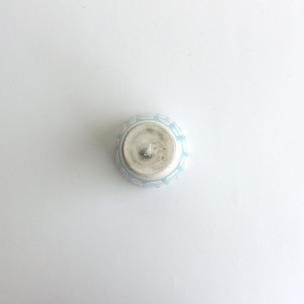 フリーカップ 貫入 #ターコイズ流し