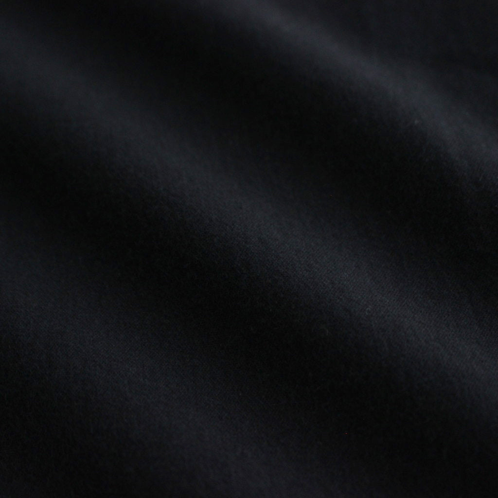 ELASTIC HIGH GAUGE SWEAT P/O #INK BLACK [A24SP02NU]