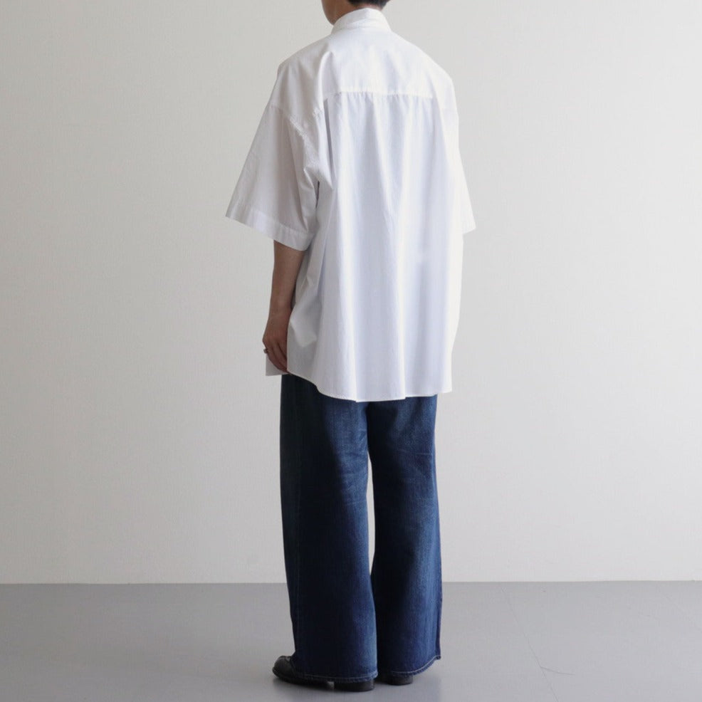 Broad S/S Oversized Regular Collar Shirt #WHITE [GM241-50003B] – ciacura