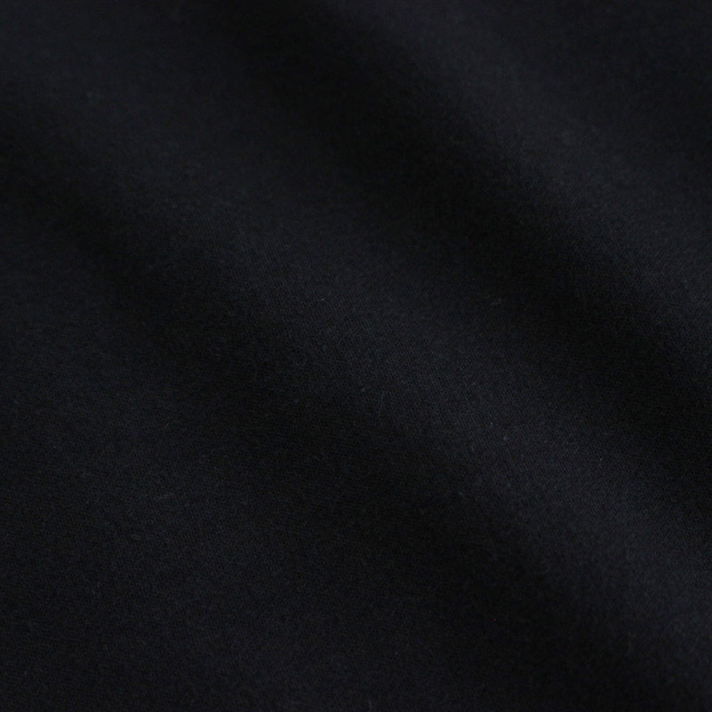 ELASTIC HIGH GAUGE SWEAT HALF SLEEVE P/O #INK BLACK [A24SP03NU]