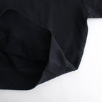 ELASTIC HIGH GAUGE SWEAT HALF SLEEVE P/O #INK BLACK [A24SP03NU]