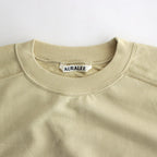 ELASTIC HIGH GAUGE SWEAT HALF SLEEVE P/O #LIGHT BEIGE [A24SP03NU]