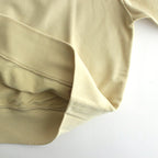 ELASTIC HIGH GAUGE SWEAT HALF SLEEVE P/O #LIGHT BEIGE [A24SP03NU]