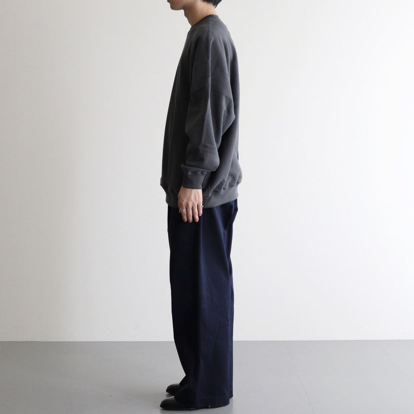 AZUMA Terry Crew Neck Sweat #GRAY [GU243-70195B]