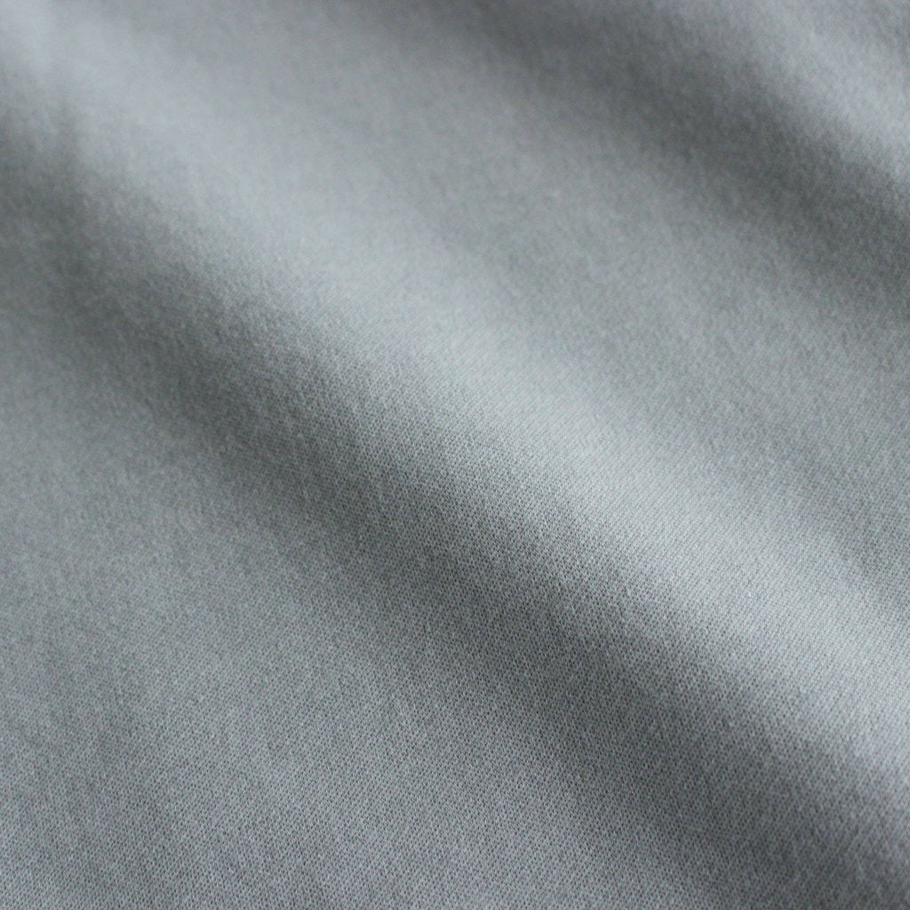ELASTIC HIGH GAUGE SWEAT HALF SLEEVE P/O #BLUE GRAY [A24SP03NU]