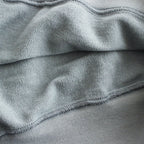 ELASTIC HIGH GAUGE SWEAT HALF SLEEVE P/O #BLUE GRAY [A24SP03NU]