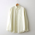WASHED FINX TWILL BIG SHIRT #LIGHT YELLOW [A24SS02TN]