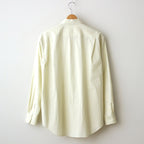 WASHED FINX TWILL SHIRT #LIGHT YELLOW [A24SS04TN]