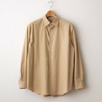 WASHED FINX TWILL SHIRT #LIGHT BROWN [A24SS04TN]