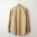 WASHED FINX TWILL SHIRT #LIGHT BROWN [A24SS04TN]