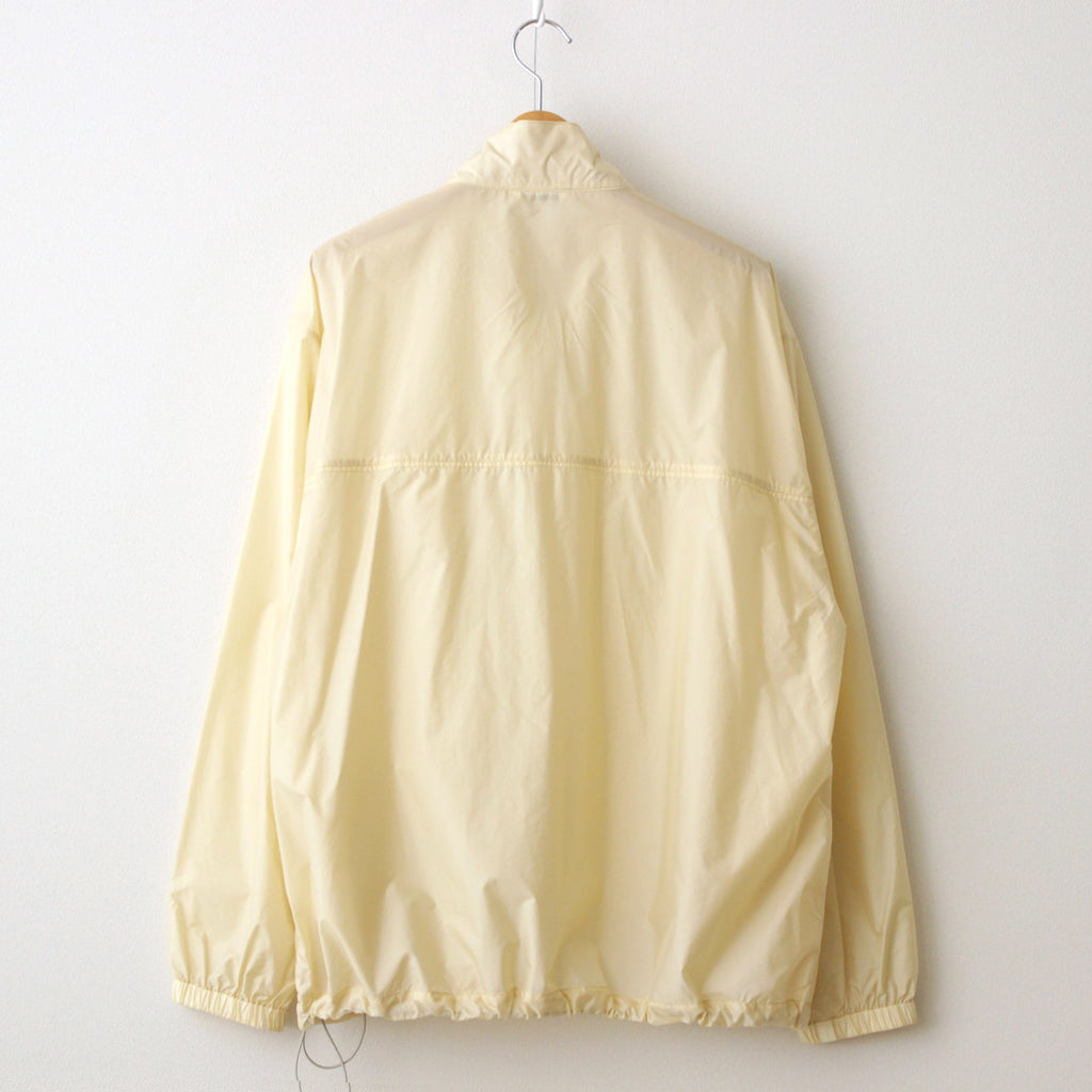 LIGHT NYLON HALF ZIP P/O #LIGHT YELLOW [A24SB01DN]