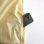 LIGHT NYLON HALF ZIP P/O #LIGHT YELLOW [A24SB01DN]